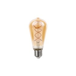 Pritemdoma LED lemputė E27 Filamentinė ST64 2200K 4W Gintaro