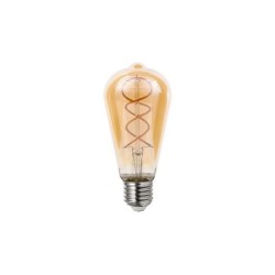 Pritemdoma LED lemputė E27 Filamentinė ST64 2200K 4W Gintaro