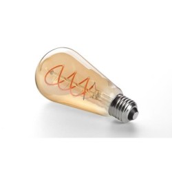 Pritemdoma LED lemputė E27 Filamentinė ST64 2200K 4W Gintaro