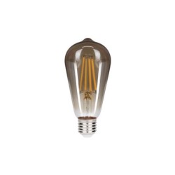 LED lemputė E27 Filamentinė Vita ST64 2200K 6W Dūminė