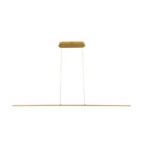 Pakabinamas šviestuvas LED Kiki 20W 120cm 4000K Aukso