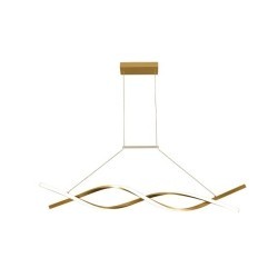 Pakabinamas šviestuvas LED Kono 33W 100cm 4000K Aukso