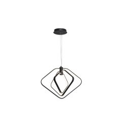 Pakabinamas šviestuvas LED Mesto 36W 47x35cm 4000K JUODA