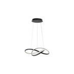 Pakabinamas šviestuvas LED Tavi 30W 50cm 4000K JUODA
