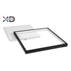 Lubinis šviestuvas (XD-LA100) LED 27W 45x35cm JUODA CCT Nuotolinio valdymo pultelis