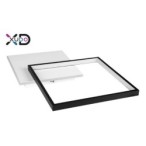 Lubinis šviestuvas (XD-LA100) LED 27W 45x35cm JUODA CCT Nuotolinio valdymo pultelis