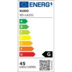 Lubinis šviestuvas (XD-LA101) LED 45W 69x52cm JUODA CCT Nuotolinio valdymo pultelis