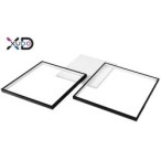 Lubinis šviestuvas (XD-LA102) LED 57W 79x58cm JUODA CCT Nuotolinio valdymo pultelis