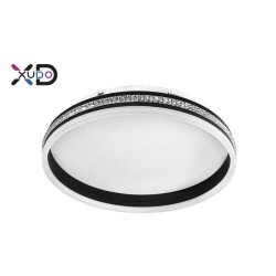 Lubinis šviestuvas (XD-LA120) LED 48W 50cm 4000K JUODA