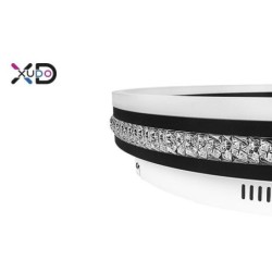 Lubinis šviestuvas (XD-LA120) LED 48W 50cm 4000K JUODA