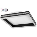 Lubinis šviestuvas (XD-LA121) LED 46W 40x40cm 4000K JUODA