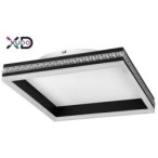Lubinis šviestuvas (XD-LA121) LED 46W 40x40cm 4000K JUODA