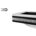 Lubinis šviestuvas (XD-LA121) LED 46W 40x40cm 4000K JUODA