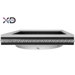 Lubinis šviestuvas (XD-LA121) LED 46W 40x40cm 4000K JUODA