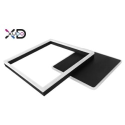 Lubinis šviestuvas (XD-LA122) LED 40W 55x47cm 4000K JUODA