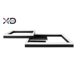 Lubinis šviestuvas (XD-LA123) LED 55W 65x50cm 4000K JUODA