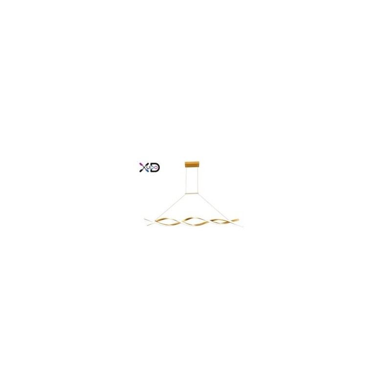 Pakabinamas šviestuvas (XD-LA127G) LED 37W 120cm 4000K Aukso