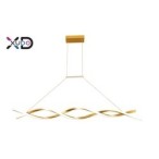 Pakabinamas šviestuvas (XD-LA127G) LED 37W 120cm 4000K Aukso