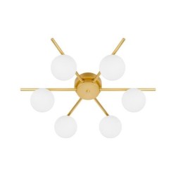Lubinis šviestuvas LED G9 Bali-10 58cm x6 Aukso