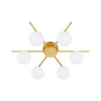 Lubinis šviestuvas LED G9 Bali-10 58cm x6 Aukso