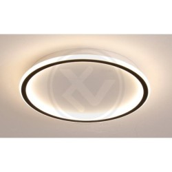 Lubinis šviestuvas LED Galaxis Apollo 66W 40x4cm JUODA