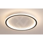Lubinis šviestuvas LED Galaxis Apollo 66W 40x4cm JUODA