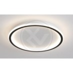 Lubinis šviestuvas LED Galaxis Apollo 66W 40x4cm JUODA