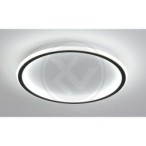 Lubinis šviestuvas LED Galaxis Apollo 66W 40x4cm JUODA