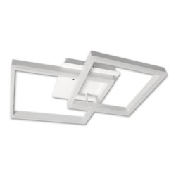 Lubinis šviestuvas LED Galaxis Herkules 70W 54x54x13cm BALTA