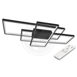 Lubinis šviestuvas LED Galaxis Hydra 126W 90x50x8 cm JUODA