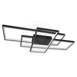 Lubinis šviestuvas LED Galaxis Hydra 126W 90x50x8 cm JUODA