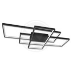 Lubinis šviestuvas LED Galaxis Hydra 126W 90x50x8 cm JUODA