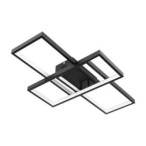 Lubinis šviestuvas LED Galaxis Orion 72W 56x37x8 cm JUODA