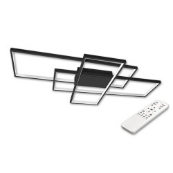 Lubinis šviestuvas LED Galaxis Pegaz 130W 105x50x8 cm JUODA