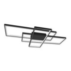 Lubinis šviestuvas LED Galaxis Pegaz 130W 105x50x8 cm JUODA
