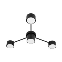 Lubinis šviestuvas LED GX53 Guliver x4 85cm JUODA