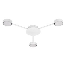 Lubinis šviestuvas LED GX53 Zibo x3 65cm BALTA