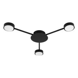 Lubinis šviestuvas LED GX53 Zibo x3 65cm JUODA