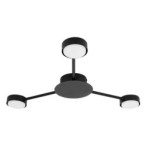 Lubinis šviestuvas LED GX53 Zibo x3 65cm JUODA