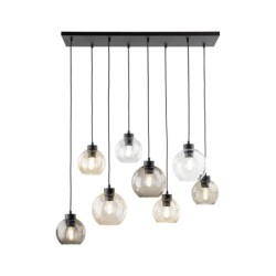 Pakabinamas šviestuvas CUBUS 8xE27 JUODA