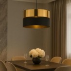 Pakabinamas šviestuvas HILTON 1xE27 JUODA