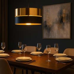 Pakabinamas šviestuvas HILTON 1xE27 JUODA