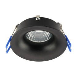 Įmontuojamas šviestuvas EYE 1xGU10 JUODA IP44