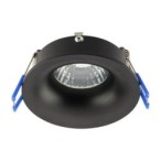 Įmontuojamas šviestuvas EYE 1xGU10 JUODA IP44