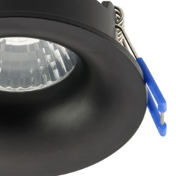 Įmontuojamas šviestuvas EYE 1xGU10 JUODA IP44