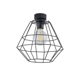 Lubinis šviestuvas DIAMOND 1xE27 JUODA
