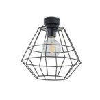 Lubinis šviestuvas DIAMOND 1xE27 JUODA