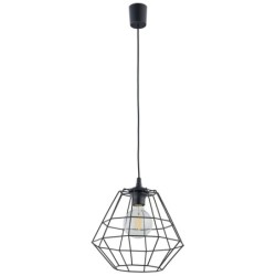 Pakabinamas šviestuvas DIAMOND 1xE27 JUODA