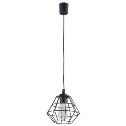Pakabinamas šviestuvas DIAMOND 1xE27 JUODA