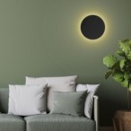 Sieninis šviestuvas LUNA 4xG9 JUODA